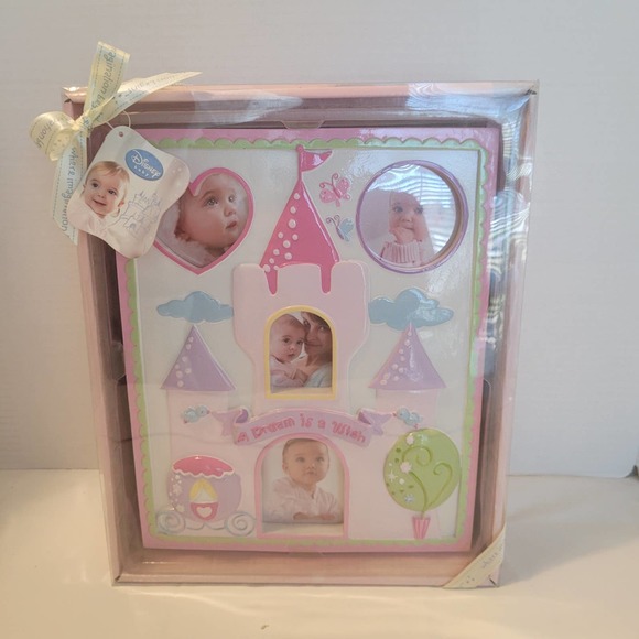 Disney Baby Princess Castle Milestone First Pictures Photo Frame NWT - Picture 1 of 2